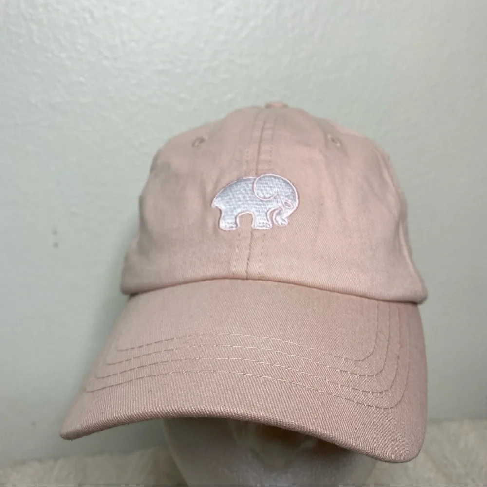 ivory ella Pale Pink Elephant Baseball Cap